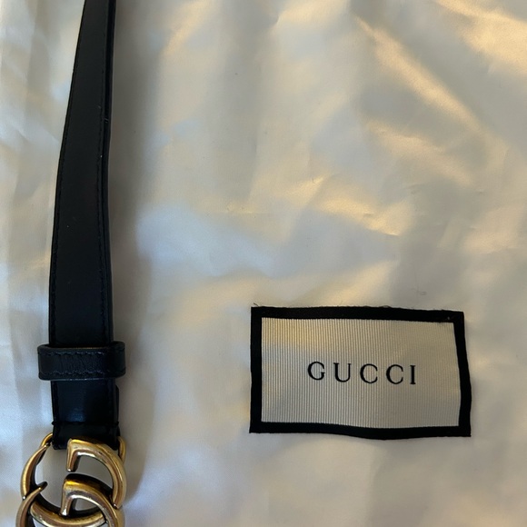 Gucci GG MARMONT THIN LEATHER BELT main image 4